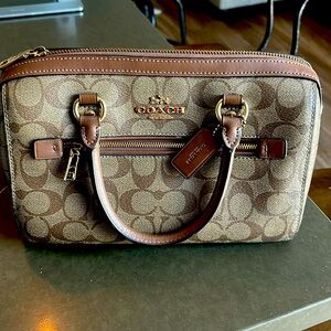 Rowan satchel bag signature canvas